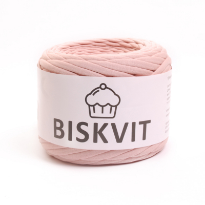 Пряжа Бисквит (Biskvit) (ленточная пряжа) крем в интернет-магазине Швейпрофи.рф