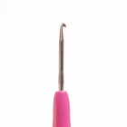 Крючок вязальный с прорезиненной ручкой 3,0 мм smd.crh002 в интернет-магазине Швейпрофи.рф