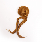 Волосы для кукол Парик AR904 d10 см длина 29 см (косы) св.коричневый