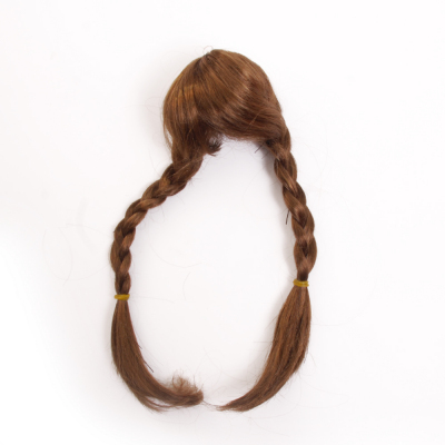 Волосы для кукол Парик AR904 d10 см длина 29 см (косы) т.коричневый в интернет-магазине Швейпрофи.рф