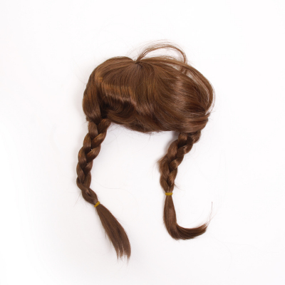 Волосы для кукол Парик QS-6 11-12 см 7709505 каштановый в интернет-магазине Швейпрофи.рф