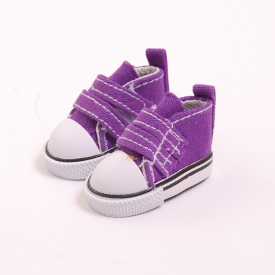 Обувь для игрушек (Кеды) 27020  5,0 см  выс.3,3 см на 2-х липах фиолетовый(1 пара) в интернет-магазине Швейпрофи.рф