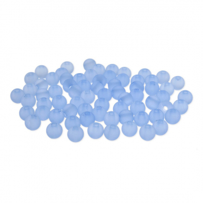 Бусины Астра пластик 2006 полупрозрачные 6 мм (20 г) 7728462 матовые 002 голубой в интернет-магазине Швейпрофи.рф
