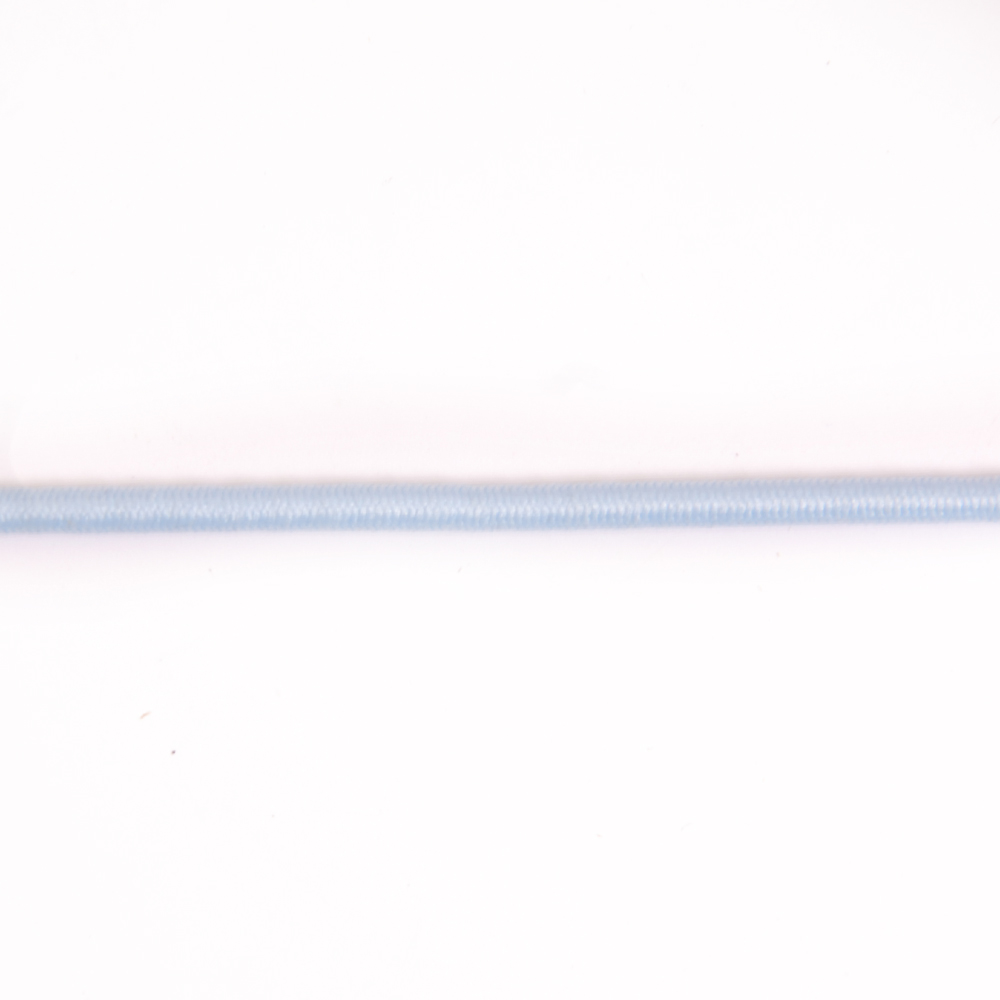 Шнур резиновый 2 мм  331 голубой  рул. 100 м