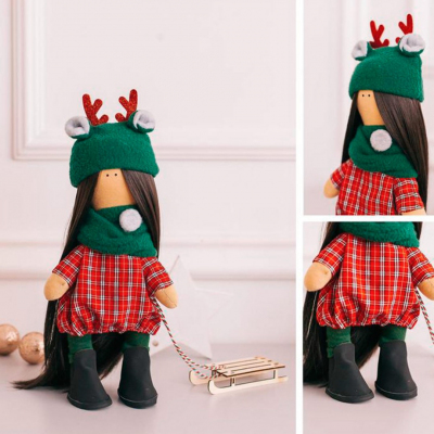 Набор текстильная игрушка АртУзор «Мягкая кукла Шанти» 613449 30 см в интернет-магазине Швейпрофи.рф