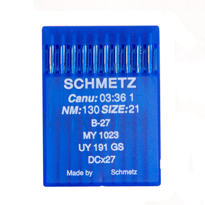 Иглы пром. маш. Schmetz DC*27/B-27 №130 для оверлоков (уп. 10 шт.) в интернет-магазине Швейпрофи.рф