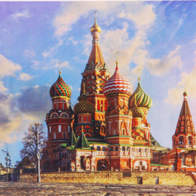 Алмазная мозаика DIY (с рамкой) LM-K20231 «Старый кремль» 20*20 см в интернет-магазине Швейпрофи.рф