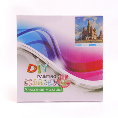 Алмазная мозаика DIY (с рамкой) LM-K20231 «Старый кремль» 20*20 см в интернет-магазине Швейпрофи.рф