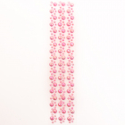Стразы и полубусы клеевые для украшения изделий 4 мм и 10 мм розовый