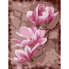 Картина по номерам Molly KH0925 «Цветы магнолии» 15*20 см в интернет-магазине Швейпрофи.рф