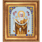 Ткань для вышивания бисером Благовест И-4018 Богородица Покрова 20*25 см