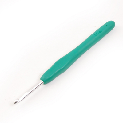 Крючок вязальный Maxwell TB.AL-REZ с прорезиненной ручкой  4,5 мм в интернет-магазине Швейпрофи.рф