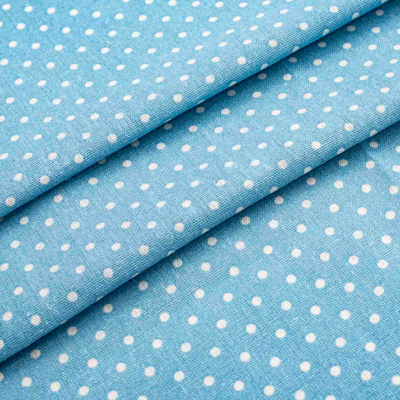 Ткань 50*50 см «Декор 4/01 » (50 % лен 50% хлопок) 25093 голубой в интернет-магазине Швейпрофи.рф