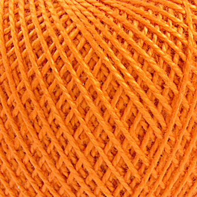 Пряжа Ирис, 25 г / 150 м, 0710 ярко-оранжевый в интернет-магазине Швейпрофи.рф