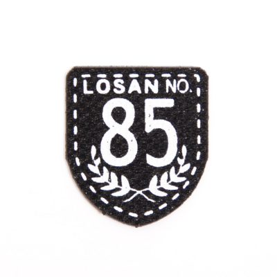 Нашивка LA 74 «LOSAN NO 85» 2*2,5 см в интернет-магазине Швейпрофи.рф