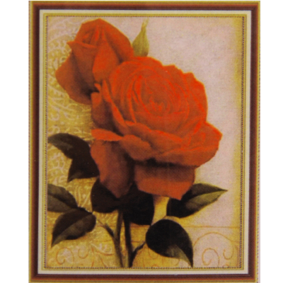 Алмазная мозаика DIY К-1079 «Красные розы» 28*38 см в интернет-магазине Швейпрофи.рф