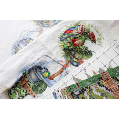 Набор для вышивания М.П.Студия НВ-711 «Удачный улов» 18*36 см в интернет-магазине Швейпрофи.рф