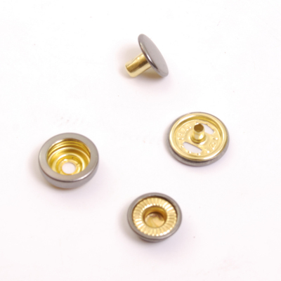 Кнопки установочные 15*15 мм нержав. (уп. 720 шт.) т.никель в интернет-магазине Швейпрофи.рф