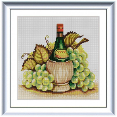 Ткань с рисунком для вышивания бисером «Конек 1323 Молодое вино» 25*25 см в интернет-магазине Швейпрофи.рф