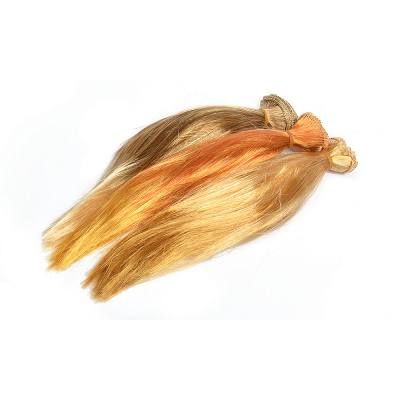Волосы для кукол (трессы) В-45 см L-22 см TBY31116 (уп 2 шт) 1 блонд в интернет-магазине Швейпрофи.рф