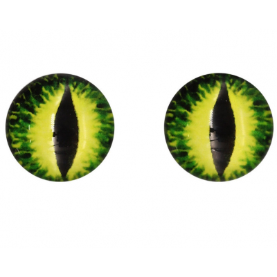 Глаза клеевые 16 мм AR 1062 (уп. 5 пар) 1-3 жёлто-зелёный 7728288 в интернет-магазине Швейпрофи.рф