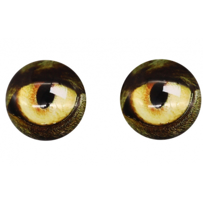 Глаза клеевые 16 мм AR 1062 (уп. 5 пар) 3-1 коричнево-жёлтый 7728288 в интернет-магазине Швейпрофи.рф