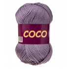 Пряжа Коко Вита (Coco Vita Cotton), 50 г / 240 м, 4334 гр. сиреневый