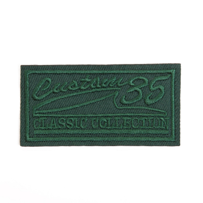 Термоаппликация LA404 Classic collection 6,5*3,5 см зеленый в интернет-магазине Швейпрофи.рф