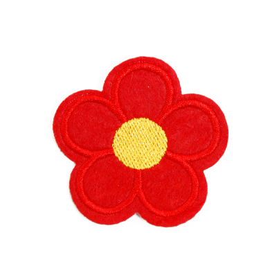 Термоаппликация LA385 Цветок 5*5 см красный в интернет-магазине Швейпрофи.рф