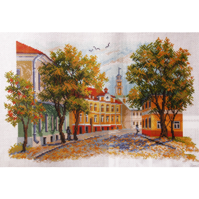 Рисунок на канве МП (37*49 см) 1674 «Уездный город» в интернет-магазине Швейпрофи.рф