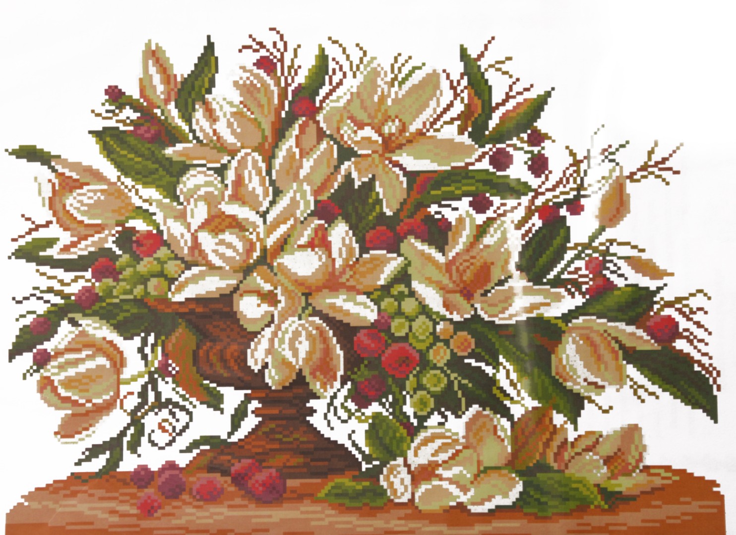 Рисунок на канве МП (37*49 см) 1152 «Флердоранж» (цветы)