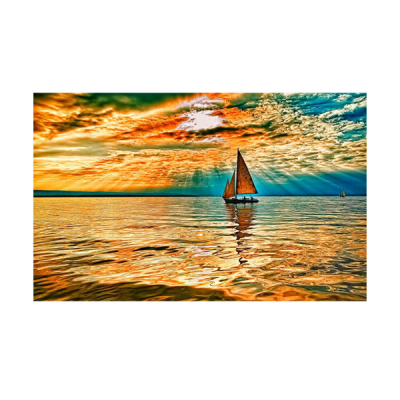 Картина по номерам Molly КН0654  «Заход солнца» 40*50 см в интернет-магазине Швейпрофи.рф