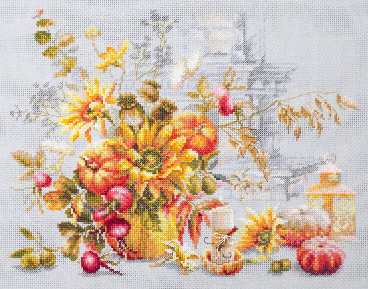 Набор для вышивания Чудесная Игла  №120-012 «Осенняя импровизация» 32*25 см