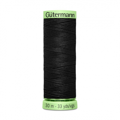 Нитки п/э Гутерман GUTERMAN TOP STITCH №30  30 м для отстрочки 744506 (132013) черный 000 в интернет-магазине Швейпрофи.рф