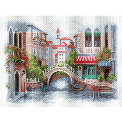 Рисунок на канве МП (37*49 см) 1696 «Венецианский мостик» в интернет-магазине Швейпрофи.рф