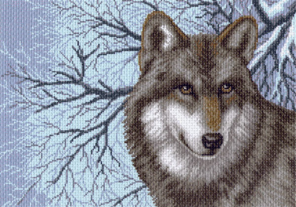 Рисунок на канве МП (37*49 см) 1538 «Волк»