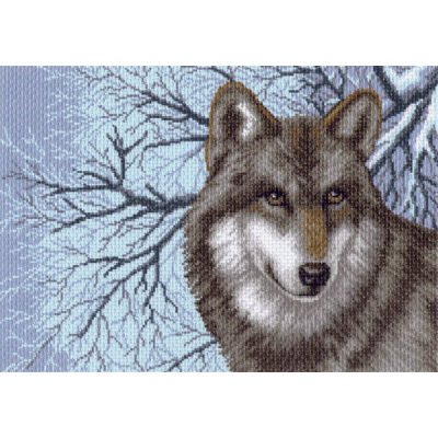 Рисунок на канве МП (37*49 см) 1538 «Волк» в интернет-магазине Швейпрофи.рф