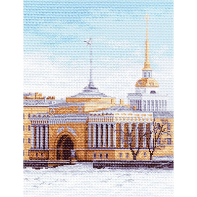 Рисунок на канве МП (33*45 см) 1151 «Набережная Санкт-Петербурга» в интернет-магазине Швейпрофи.рф