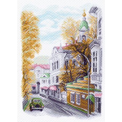 Рисунок на канве МП (37*49 см) 1556 «Яузский бульвар» в интернет-магазине Швейпрофи.рф