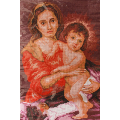 Рисунок на канве МП (33*45 см) 0390 Мурильо «Мадонна с младенцем, 1660г» в интернет-магазине Швейпрофи.рф