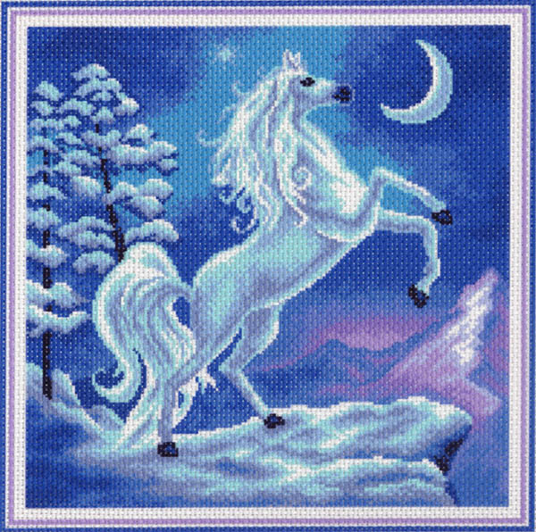 Рисунок на канве МП (41*41 см) 1034 «Волшебство» (конь)