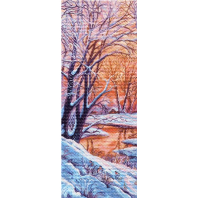Рисунок на канве МП (40*90 см) 1363 «Зимний вечер» в интернет-магазине Швейпрофи.рф