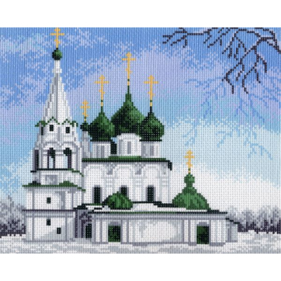 Рисунок на канве МП (24*30 см) 0691 «Церковь Спаса на Городу» в интернет-магазине Швейпрофи.рф