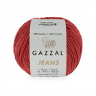 Пряжа Джинс-GZ (Gazzal, Jeans-GZ), 50 г / 170 м, 1137 красный в интернет-магазине Швейпрофи.рф