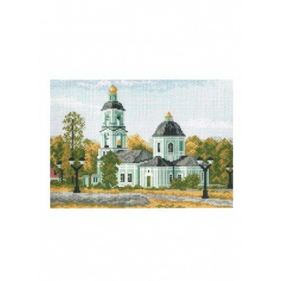 Рисунок на канве МП (33*45 см) 0287 «Церковь» в интернет-магазине Швейпрофи.рф