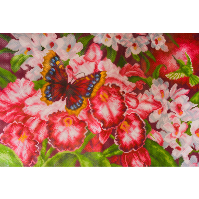 Рисунок на канве МП (37*49 см) 1138 «Орхидеи» в интернет-магазине Швейпрофи.рф