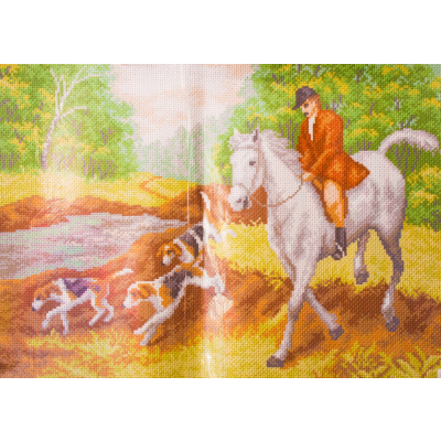 Рисунок на канве МП (33*45 см) 0850 «Охотник» (снят) в интернет-магазине Швейпрофи.рф