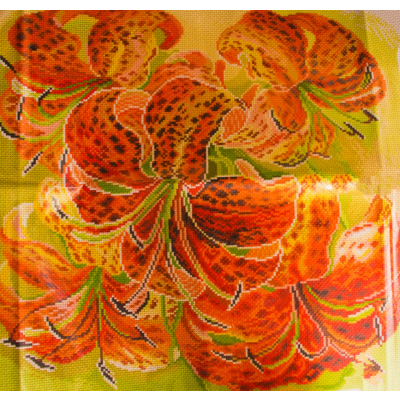 Рисунок на канве МП (41*41 см) 1122 «Тигровые лилии» в интернет-магазине Швейпрофи.рф