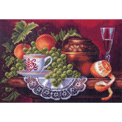 Рисунок на канве МП (37*49 см) 1353 «Фруктовый пир» в интернет-магазине Швейпрофи.рф