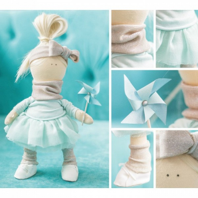 Набор текстильная игрушка АртУзор «Мягкая кукла Вилу» 3548658 20 см в интернет-магазине Швейпрофи.рф